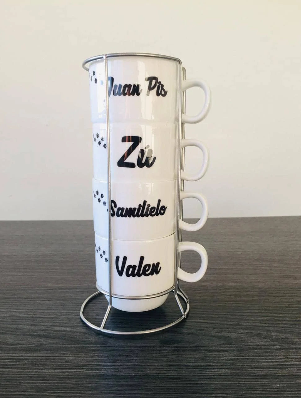 Tazas Para Tinto Apilables personalizadas