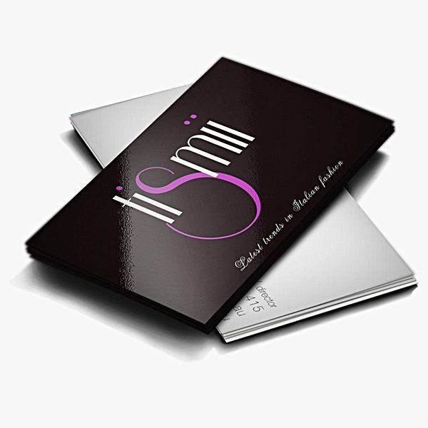 Tarjetas Brillo UV 1 lado