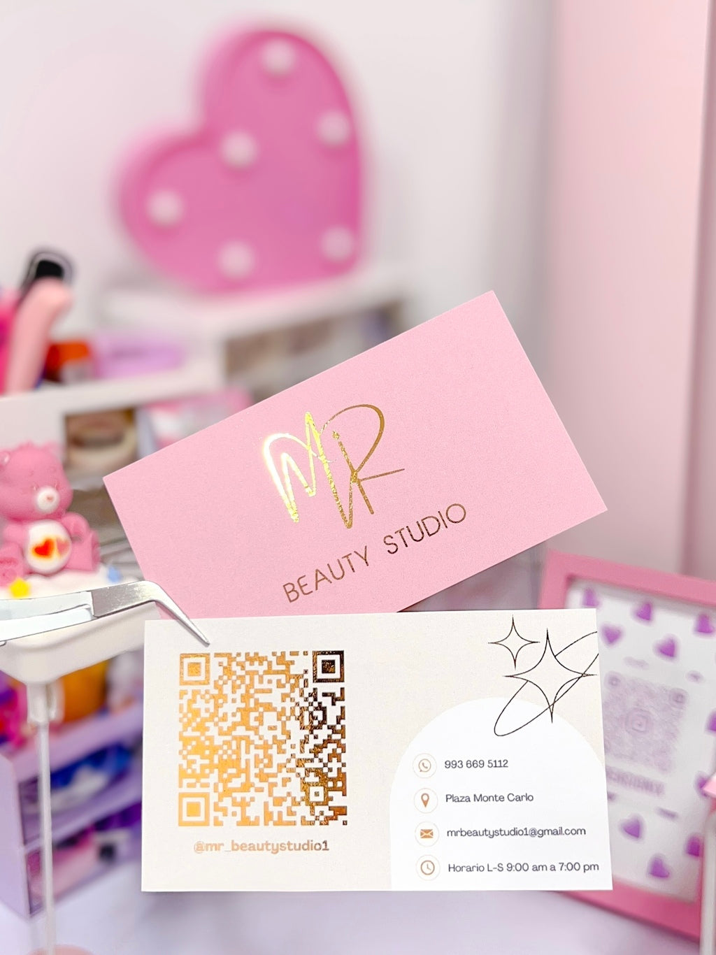 tarjetas estampadas con foil 1 lado