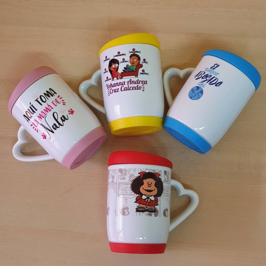 Mug Tapa y Base