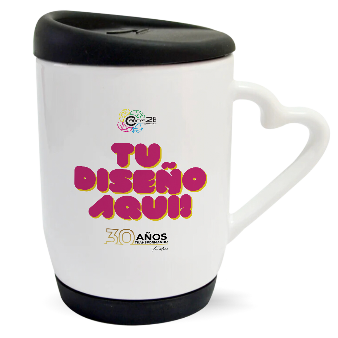 Mug Tapa y Base