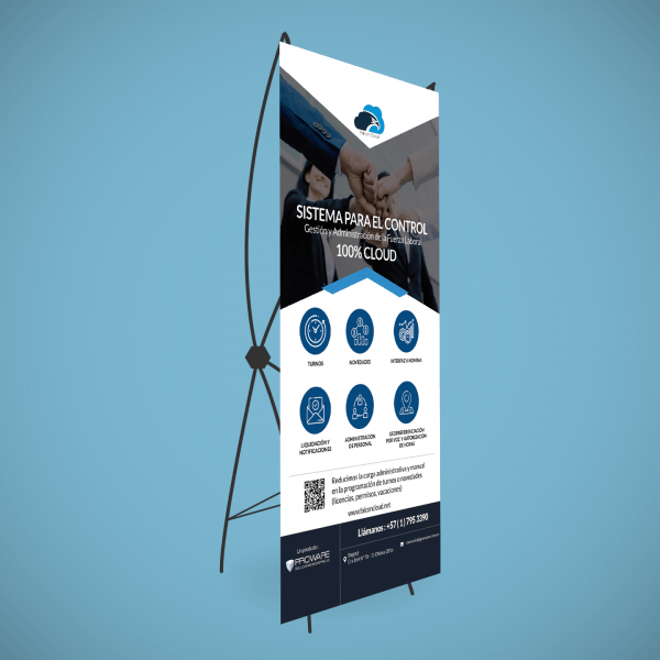 Pendón Araña o X‑Banner