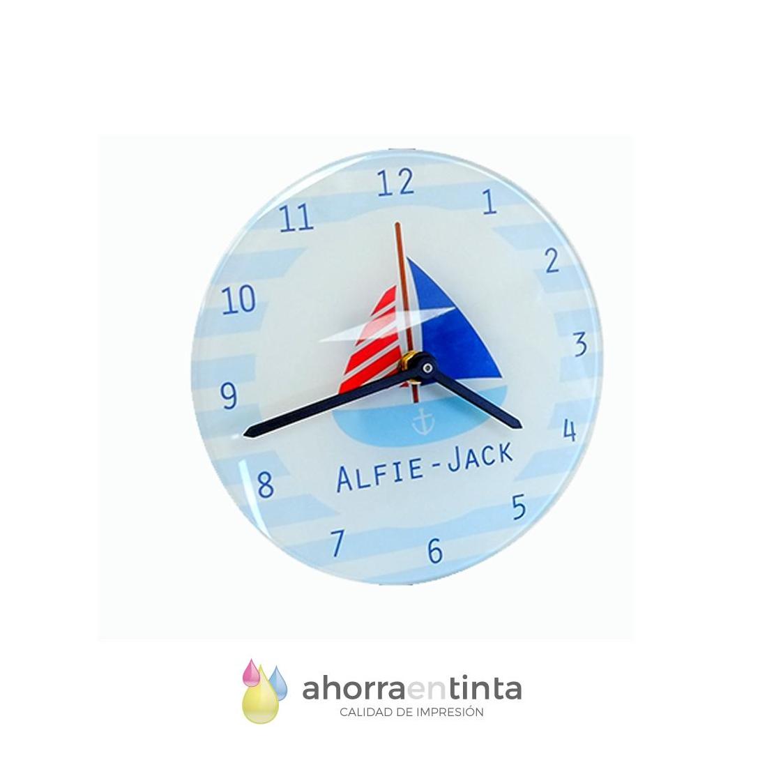 Reloj de Vidrio Sublimable