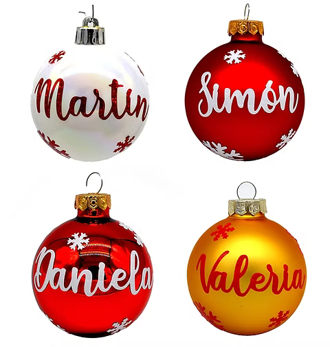 Bolas navideñas personalizadas