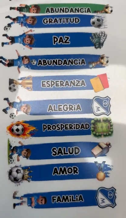 sticker velas equipos de futbol