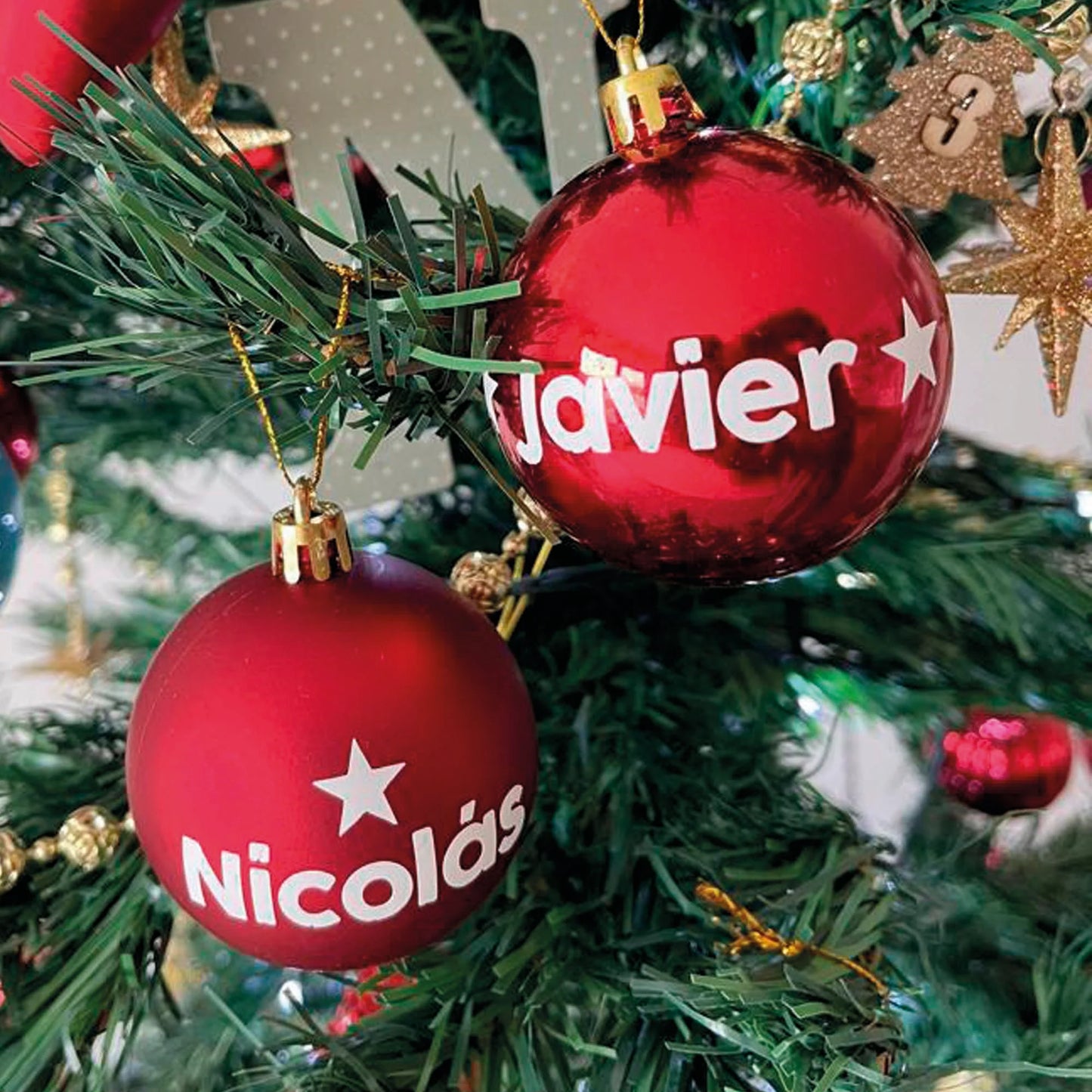 Bolas navideñas personalizadas