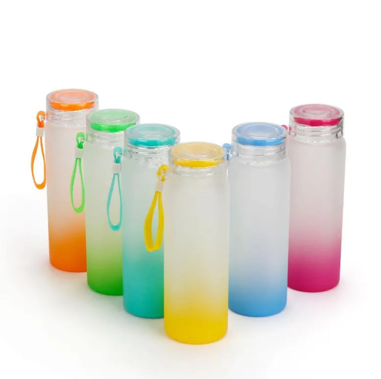 botella de vidrio esmerilado 500 ml.