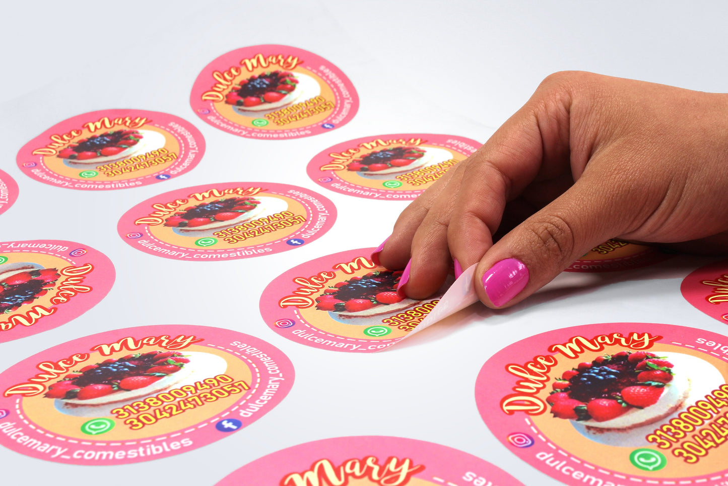 adhesivos Personalizados pretroquelados (Stikers)