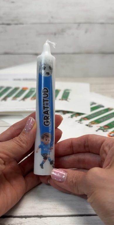 sticker velas equipos de futbol